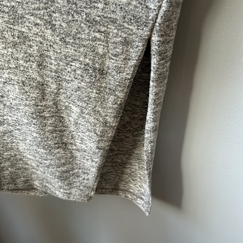 Lulus Mattea Heathered Grey Cowl Neck Midi Sweater Dress women's XS - Picture 6 of 13